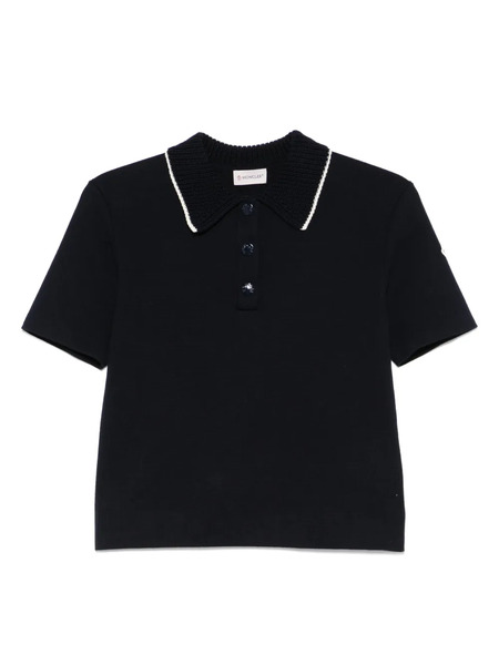  Moncler Polo De Punto - Azul 