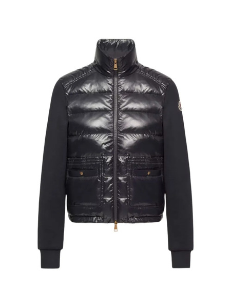  Moncler Quilted Panelled Jacket - Azul 