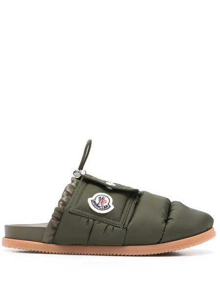  Moncler Slippers Mon Pocket - Verde 
