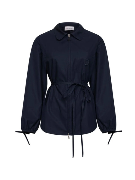  Moncler Sobrecamisa De Popelina - Azul 