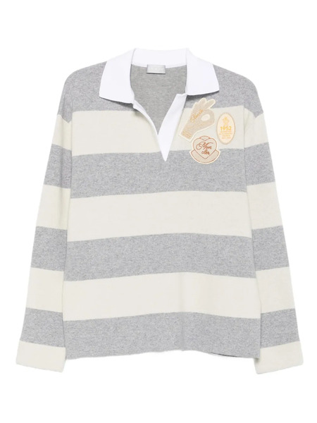  Moncler Sudadera A Rayas - Gris 