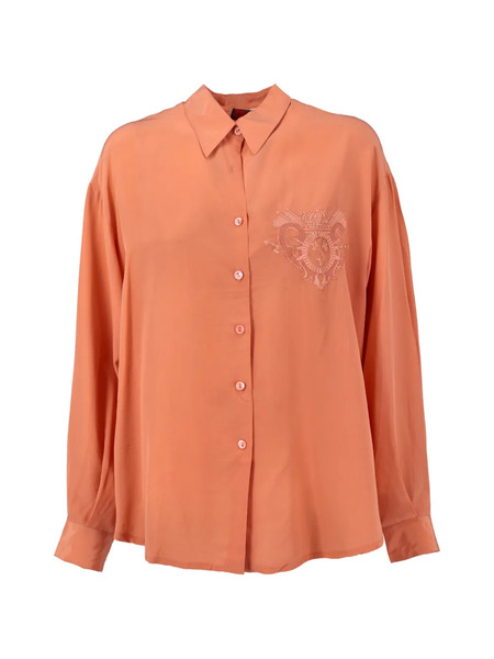  Mondrian Camisa Con Bordado - Naranja 