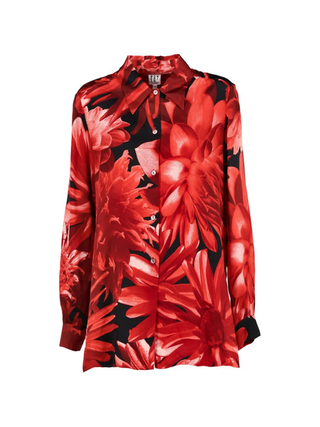  Mondrian Camisa Con Estampado Floral - Rojo 