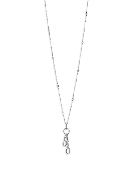  Monica Rich Kosann Collar Con Charm Circular - Plateado 