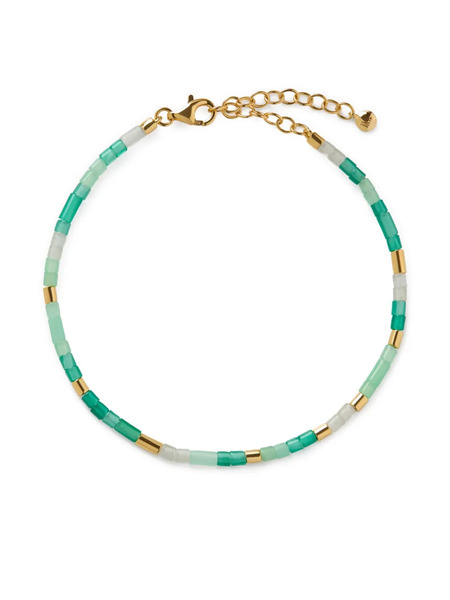  Monica Vinader Pulsera Delphi Multi Gemstone - Verde 