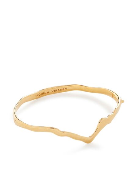  Monica Vinader Pulsera Wishbone Bangle - Dorado 