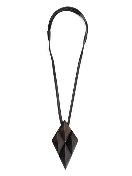  Monies Collar De Madera - Negro 