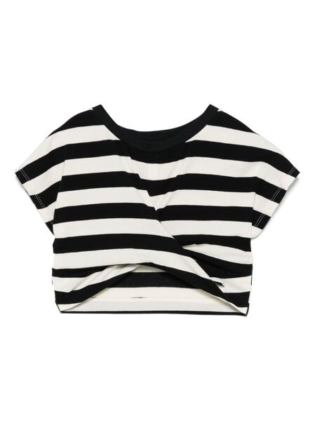  Monnalisa Camiseta A Rayas - Negro 