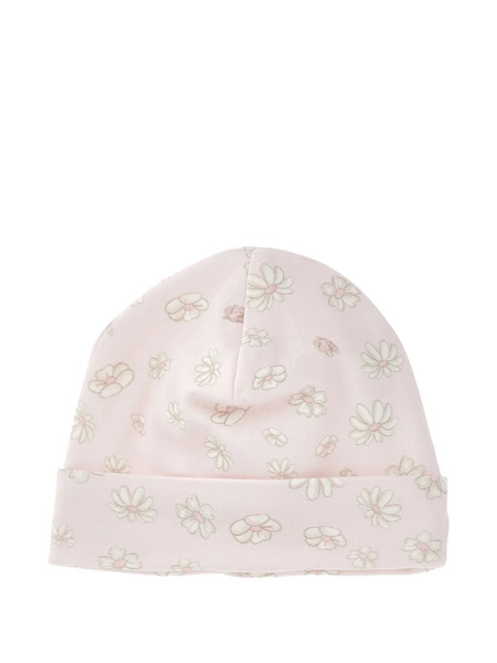  Monnalisa Gorro Con Estampado Floral - Rosa 