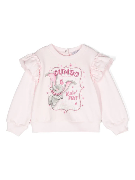  Monnalisa Sudadera Romantic Circus Estampada - Rosa 