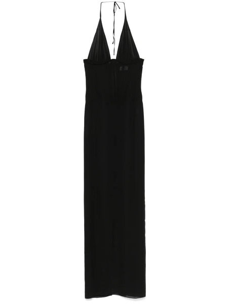  Mônot Vestido Estilo Bustier - Negro 