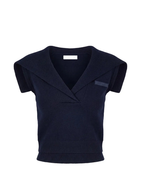  Monse Jersey Con Cuello Marinero - Azul 