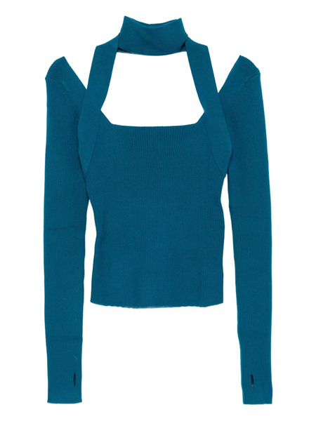  Monse Top Con Abertura - Azul 