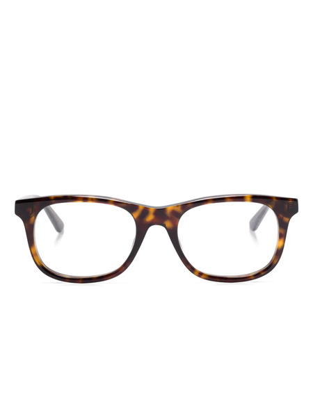  Montblanc Gafas Con Montura Rectangular - Marrón 