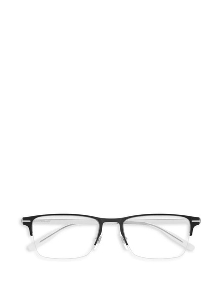  Montblanc Gafas Con Montura Rectangular - Negro 