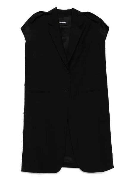 Moohong Abrigo Con Botones - Negro 