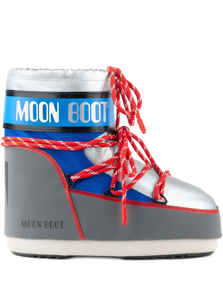  Moon Boot Botas De Nieve Icon Low - Plateado 