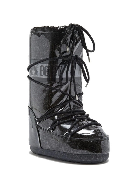  Moon Boot Kids Botas Con Logo Estampado - Negro 