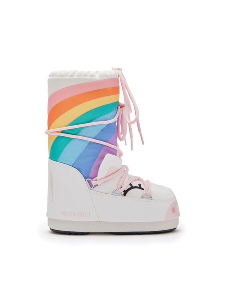  Moon Boot Kids Botas De Nieve Icon Unicorn - Blanco 