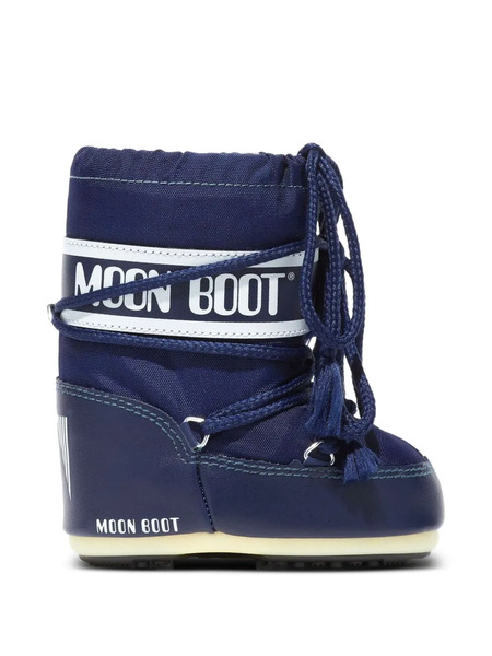  Moon Boot Kids Botas Icon Con Cordones Y Logo - Azul 