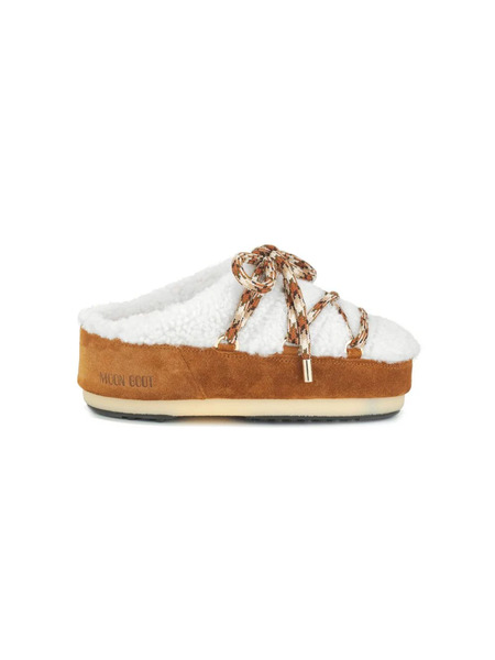  Moon Boot Kids Slippers Planos - Marrón 