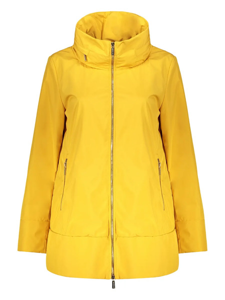  Moorer Abrigo Impermeable Con Capucha - Amarillo 