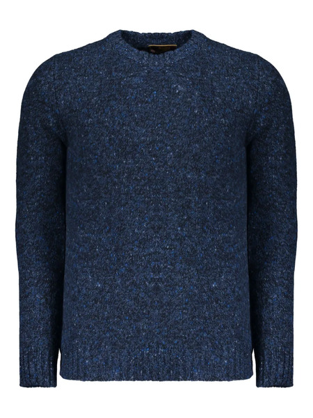  Moorer Jersey Con Cuello Redondo - Azul 