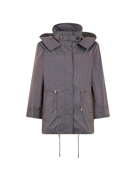  Moorer Parka Con Capucha - Gris 