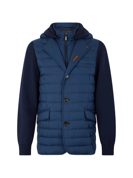  Moorer Plumífero Con Capucha - Azul 
