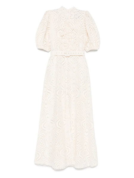  Moos Studio Vestido Largo Puff Majesty - Neutro 