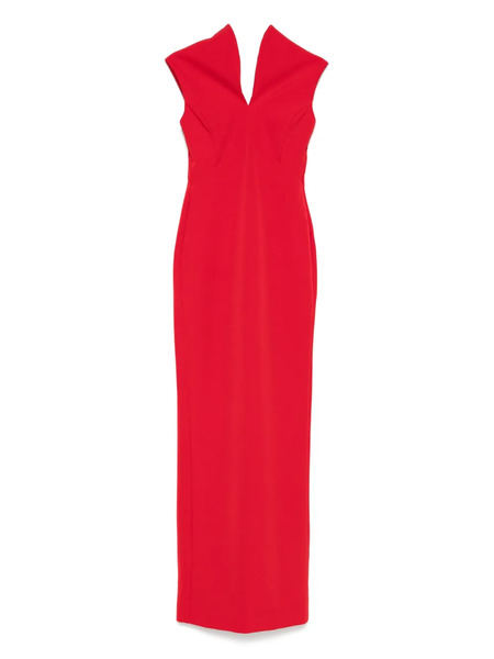  Moos Studio Vestido Largo Sin Mangas - Rojo 
