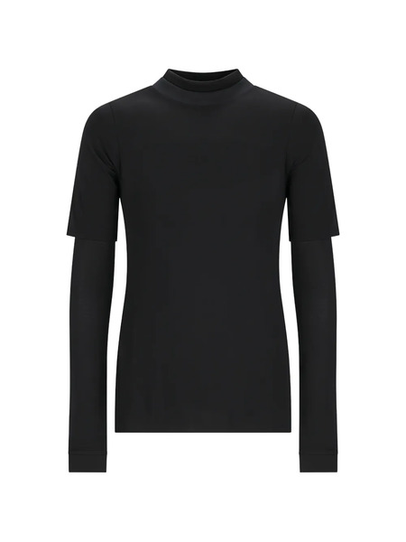  Mordecai Camiseta Con Doble Capa - Negro 