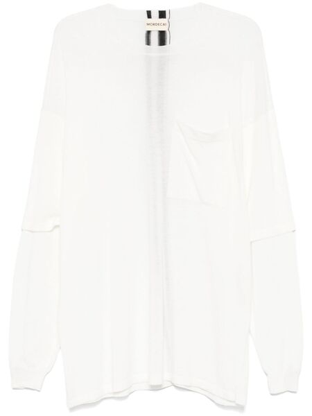  Mordecai Jersey Con Doble Capa - Blanco 