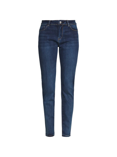  Morgan Vaqueros Skinny Con Diseño De Paneles - Azul 