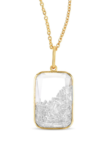  Moritz Glik Collar Ten Fourteen En Oro Amarillo De 18kt Con Zafiros Encapsulados En Kaleidoscope Shaker™ - Dorado 