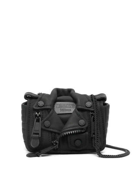  Moschino Bolso Biker Mini - Negro 