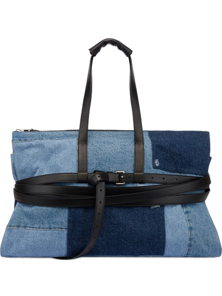  Moschino Bolso Shopper Con Cinturón - Azul 