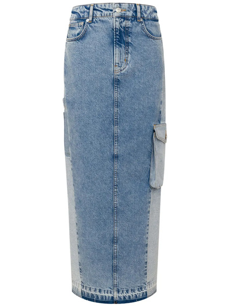  Moschino Jeans Falda Larga Vaquera - Azul 