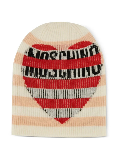  Moschino Jeans Gorro A Rayas - Neutro 