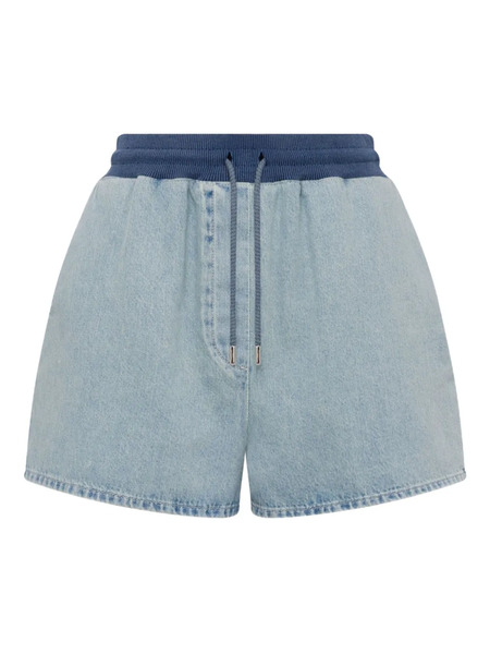  Moschino Jeans Pantalones Cortos De Algodón - Azul 