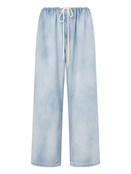  Moschino Jeans Vaqueros Con Bolsillos Con Cordones - Azul 