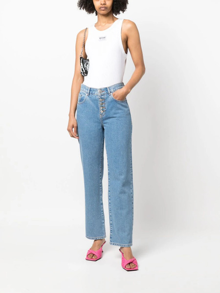  Moschino Jeans Vaqueros Rectos - Azul 
