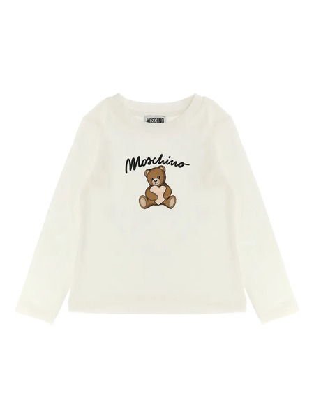  Moschino Kids Camiseta Con Motivo De Oso - White 