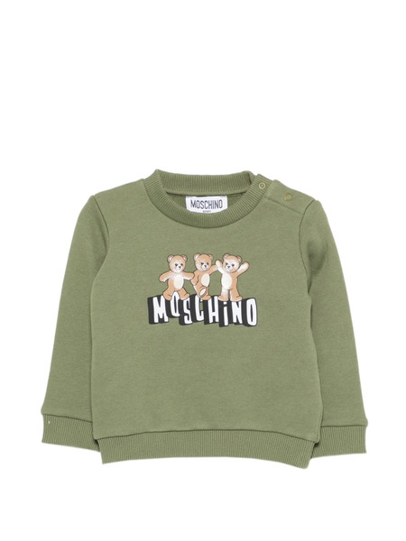  Moschino Kids Sudadera Estampada - Verde 