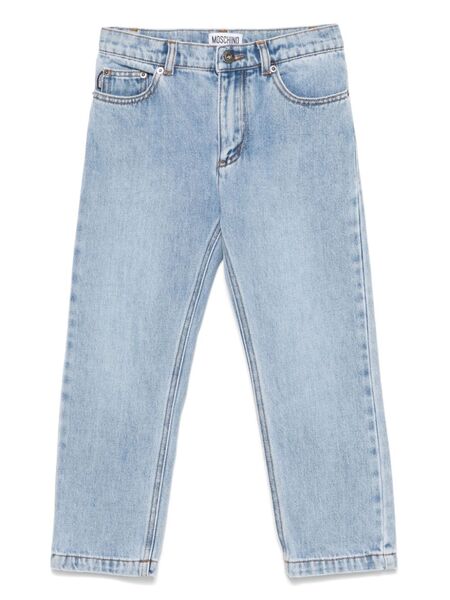  Moschino Kids Vaqueros Slim - Azul 