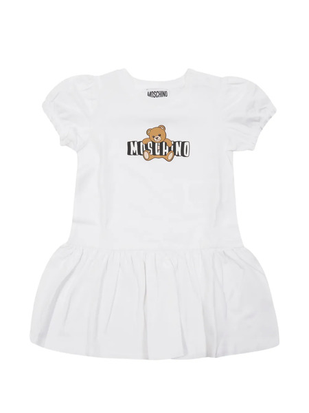  Moschino Kids Vestido Con Motivo De Juguete - Blanco 