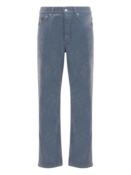  Moschino Vaqueros Con Parche Del Logo - Azul 
