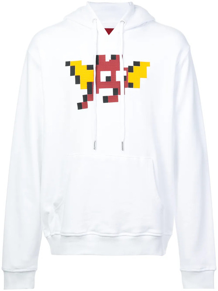  Mostly Heard Rarely Seen 8-bit Sudadera Flying Bat Estampada Y Con Capucha - Blanco 