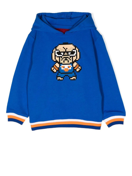  Mostly Heard Rarely Seen 8-bit Sudadera New York Estampada Con Capucha - Azul 