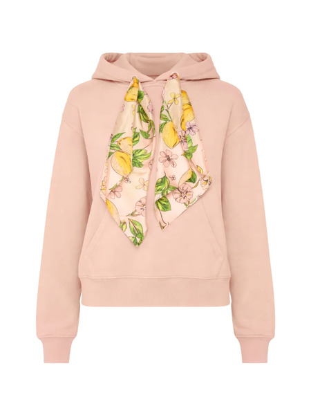  Mother Sudadera Fruncida Con Capucha - Rosa 